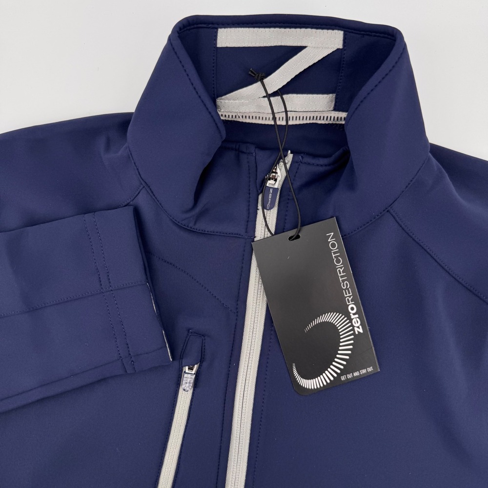 Zero Restriction Z500 Pullover Mens Small Navy Blue Angels Foundation 1/4 Zip